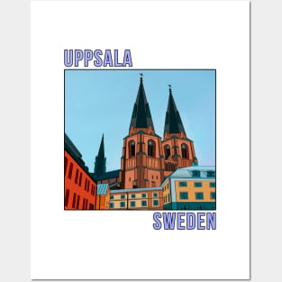 Uppsala Sweden Scandinavian Posters and Art